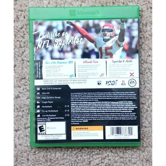 Madden NFL 20 Xbox One Complete - Picture 2 of 3